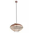Lampa wisząca do pokoju miedziana LUCY w nowoczesnym stylu z metalu Eurofirany