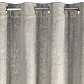 Zasłona srebrno, złota z welwetu zdobiona nakrapianym nadrukiem 135x250 cm przelotki - BETHY Eurofirany