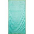 Ręcznik plażowy 80x160 cm z mikrofibry kolor turkusowy szybkoschnący 380 g/m2 IGA Eurofirany