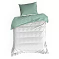 Pościel 140x200 cm bawełniana kolor biały, miętowy dwustronna NOVA 3 Eurofirany