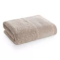 Ręcznik do rąk 30x50 cm bawełniany kolor beżowy z koronkową bordiurą 500 g/m2 EMI Eurofirany