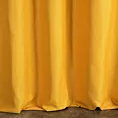 Zasłona szyta na taśmie 5 cm LUXOR musztardowa z eleganckiej lśniącej tkaniny o drobnym splocie