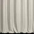 Zasłona szyta na taśmie fala kremowa z tkaniny o grubym splocie i efektem melanżu