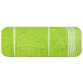 Ręcznik kąpielowy 50x90 cm bawełniany kolor jasnozielony ze stębnowaną bordiurą 500 g/m2 MIRA Eurofirany