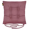 Poduszka na krzesło dwustronna 40 x 40 x 8 cm welurowa wrzosowa ADORE Eurofirany