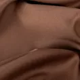 Poszewka szyta brązowa z gładkiej tkaniny typu blackout