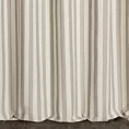 Tkanina zasłonowa o  płóciennym splocie w paski Eurofirany