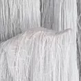 Zasłona biała zdobiona lśniącymi delikatnymi frędzlami 140x250 cm przelotka AURORA Eva Minge Eurofirany