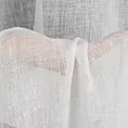 Firana biała z etaminy o naturalnym splocie przeplatana subtelnie lśniącą nitką 140x250 cm przelotka ALICJA Eurofirany