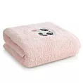 Ręcznik kąpielowy dziecięcy 50x90 cm bawełniany kolor różowy z haftem misia 450 g/m2 BABY 72 Eurofirany