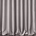 Zasłona szyta na taśmie fala srebrna z jednokolorowej gładkiej tkaniny