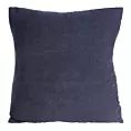 Poszewka na poduszkę 45x45 cm o strukturze sztruksu granatowa granatowa JULIE Eurofirany