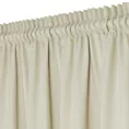 Zasłona jasnobeżowa z tkaniny welurowej 420x260 cm tunel Dora Eurofirany