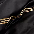 Pościel 220x200 cm z satyny bawełnianej kolor czarny, złoty styl klasyczny HAFT 4 Eurofirany Premium
