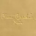 Koc  220x240 cm miodowy o wysokiej gramaturze z haftowanym logo CLARA PIERRE CARDIN Eurofirany