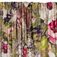 Amelie zasłona z welwetu w kwiaty 140x270 cm na taśmie Eurofirany