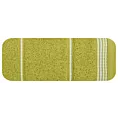 Ręcznik do rąk 30x50 cm bawełniany kolor oliwkowy ze stębnowaną bordiurą 500 g/m2 MIRA Eurofirany