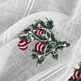 Tkanina firanowa zazdrostka z świątecznym haftem Eurofirany