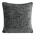 Poszewka na poduszkę 45x45 cm z plecionej szenilowej nici z efektem melanżu stalowa BARI Eurofirany