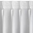 Zasłona biała z welwetowej tkaniny 80x270 cm system flex - MELANIE Eurofirany