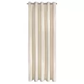 Zasłona jasnobeżowa z ekskluzywnego matowego welwetu 140x250 cm przelotka VILLA Eurofirany