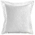 Poszewka na poduszkę 40x40 cm ażurowa biała  w stylu boho MIRELLA Eurofirany