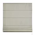 Roleta rzymska beżowa z tkaniny typu Blackout zaciemniającej w 100%