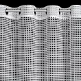 Firana biała o strukturze drobnej siatki 140x250 cm przelotka NERI Eurofirany