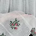 Tkanina firanowa zazdrostka z świątecznym haftem Eurofirany