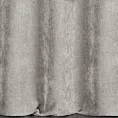 Zasłona szyta na taśmie fala popielata z miękkiej w dotyku tkaniny szenilowej