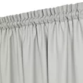 Zasłona ciemnosrebrna z tkaniny welurowej 420x260 cm tunel Dora Eurofirany