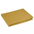 Prześcieradło bez gumki 160x210 cm z satyny bawełnianej kolor musztardowy 125 g/m2 DINA Diva Line Eurofirany