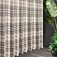 Tkanina zasłonowa o płóciennym splocie w kratkę Eurofirany