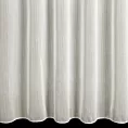 Firana szyta na taśmie fala kremowa z półprzeźroczystej tkaniny z efektem deszczyku, wykończona obciążnikiem