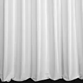 Zasłona szyta na taśmie 5 cm biała z tkaniny z mieszanką lnu i wiskozy, w stylu eko, z delikatnym połyskiem