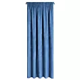 Zasłona granatowa z matowego welwetu 140x250 cm taśma AMAYA Diva Line Eurofirany
