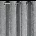Zasłona szara z szenilowej tkaniny 140x250 cm przelotka - NILO Eurofirany
