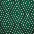 Koc  150x200 cm zielono, złoty z nadrukiem geometrycznym GEO 2 DESIGN 91 Eurofirany