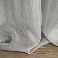 Dekoracja okienna szara z błyszczącą nicią 140x250 cm przelotka FELICIA Eurofirany