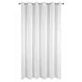 Firana biała z gładkiego matowego woalu 350x250 cm przelotka LUCY Eurofirany