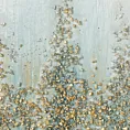 Obraz ręcznie malowany na płótnie, z drobnymi kamykami i brokatem abstrakcja