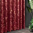 Tkanina zasłonowa z welwetu zdobiona błyszczącym nadrukiem przecierki Eurofirany