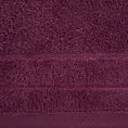 Ręcznik do rąk Damla z welwetową bordiurą amarantowy 30x50 cm Eurofirany
