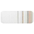 Ręcznik kąpielowy 70x140 cm bawełniany kolor kremowy z ozdobnym stębnowaniem 500 g/m2 POLA Eurofirany