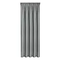 Zasłona szara z tkaniny welurowej 420x260 cm tunel Dora Eurofirany