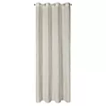 Zasłona naturalna z dodatkiem lnu i efektem deszczyku 140x270 cm przelotka JUDYTA Eurofirany