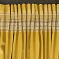 Zasłona musztardowa z miękkiego welwetu 140x250 cm taśma SUZANA Eurofirany