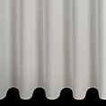 Firana szyta na tunelu naturalna z delikatnej w dotyku, gęsto tkanej, matowej krepy, wykończona obciążnikiem