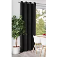 Zasłona czarna z tkaniny welurowej 420x260 cm przelotka - Dora Eurofirany