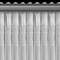 Firana biała z etaminy zakończona fantazyjną aplikacją 300x150 cm taśma ELENA Eurofirany